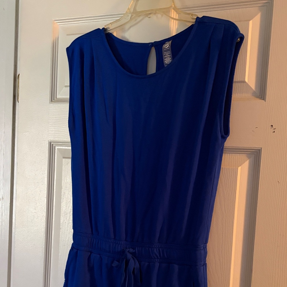 Loft Lou & Grey Royal Blue Sleeveless Jumpsuit/Romper